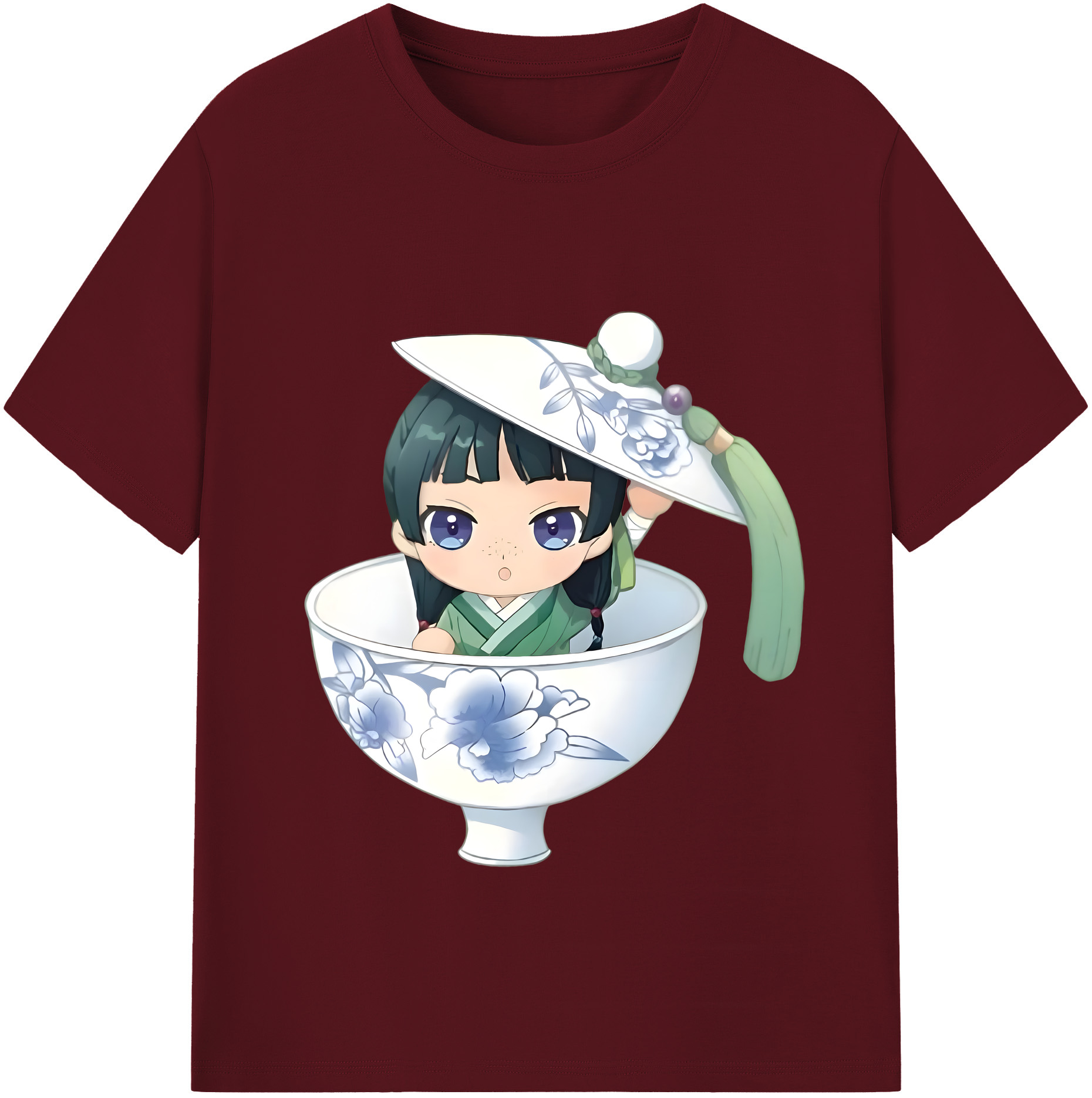 （画像用） 薬屋のひとりごと The Apothecary Diaries 綿100％半袖Tシャツ（フロントプリント）